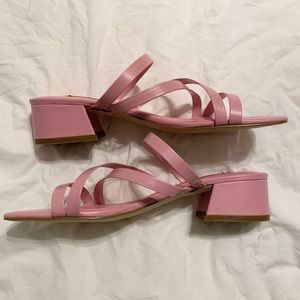 Pink sandals